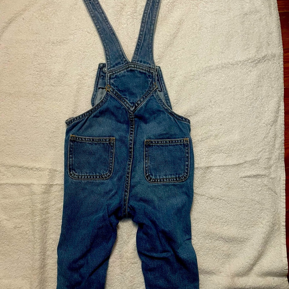 Toddler Denim Overalls Sz 18-24 - Picture 2 of 3
